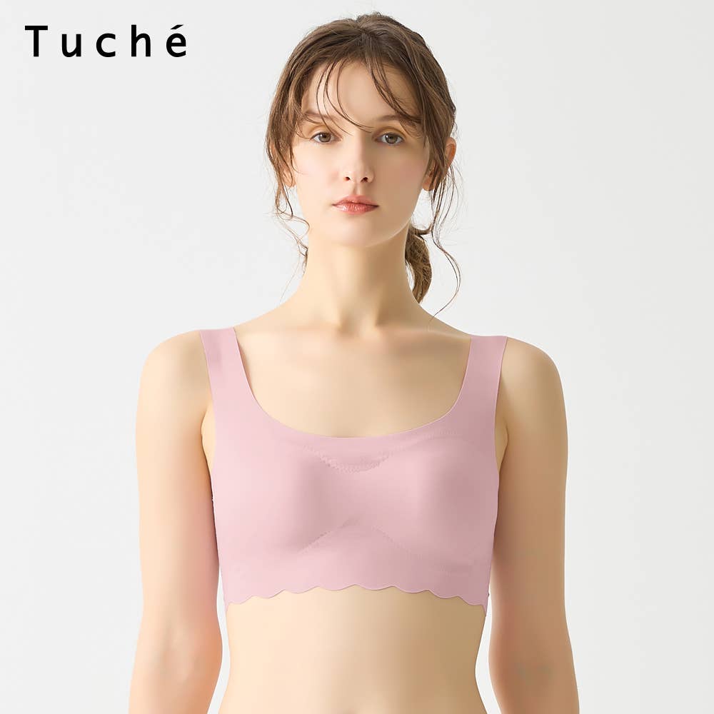 【縫い目ゼロ】ハーフトップ